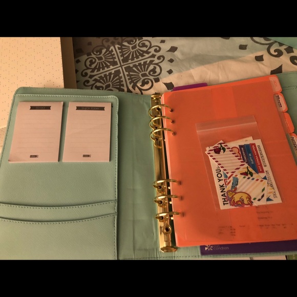 Large Kikki K planner in mint - Picture 8 of 8